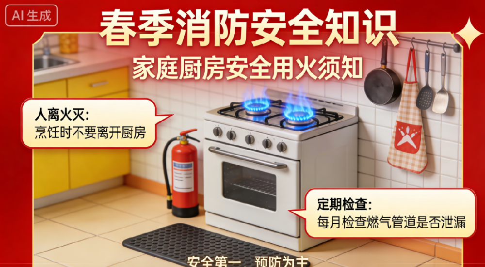 春季防火莫大意，这份消防安全知识请查收~